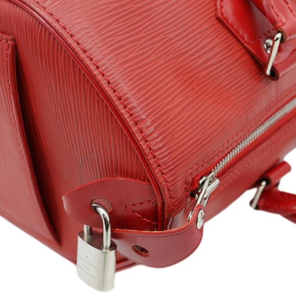 Louis Vuitton  Speedy 25 Epi Leather Satchel Bag Red - Picture 6 of 15